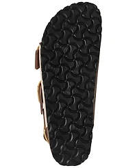 Birkenstock Women's Milano Big Buckle High Shine Natural Leather Patent Sandals from Finish Line