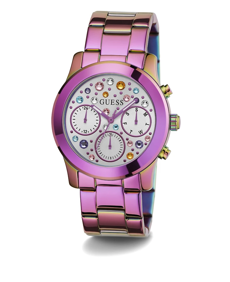 Guess Women's Analog Iridescent Stainless Steel Watch 38mm