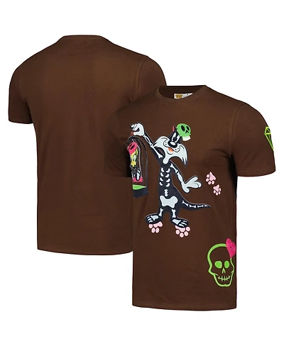 Men's and Women's Freeze Max Brown Looney Tunes Sylvester T-shirt