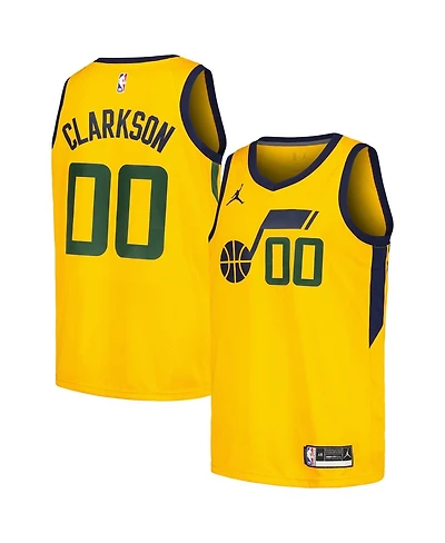Men's Jordan Clarkson Yellow Utah Jazz Swingman Player Jersey - Statement Edition