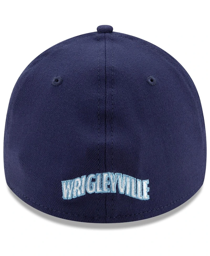 Men's New Era Navy, Light Blue Chicago Cubs 2021 City Connect 39THIRTY Flex Hat
