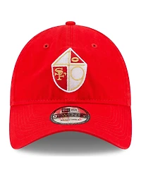 Men's New Era Scarlet San Francisco 49ers Core Classic 9TWENTY Adjustable Hat