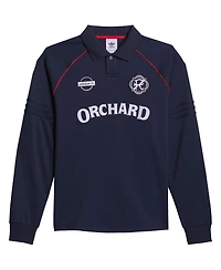Men's adidas Navy Orchard x New England Revolution Skateboarding Long Sleeve Jersey