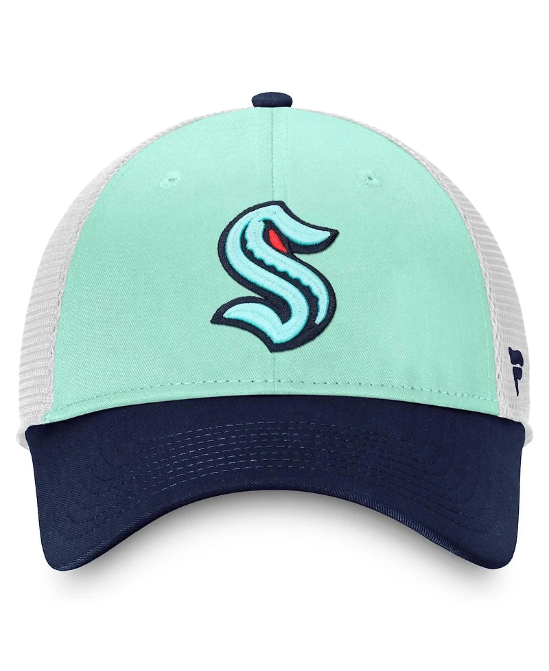 Men's Fanatics Blue Seattle Kraken Special Edition 2.0 Trucker Adjustable Hat
