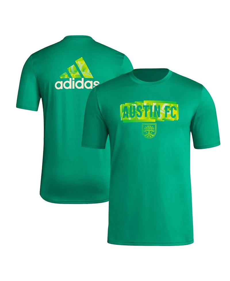 Men's adidas Green Austin Fc Local Pop Aeroready T-shirt