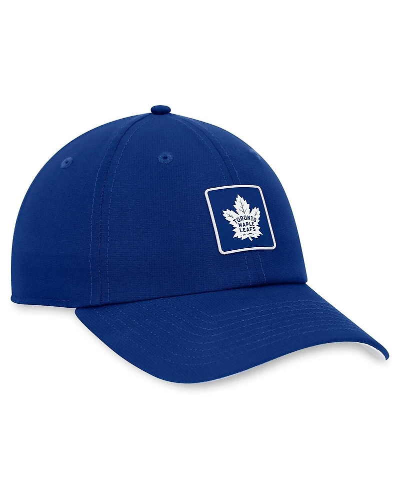 Men's Fanatics Blue Toronto Maple Leafs Authentic Pro Rink Adjustable Hat