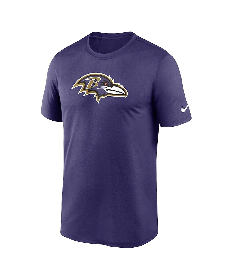 Men's Nike Purple Baltimore Ravens Legend Logo Performance T-shirt