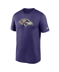 Men's Nike Purple Baltimore Ravens Legend Logo Performance T-shirt