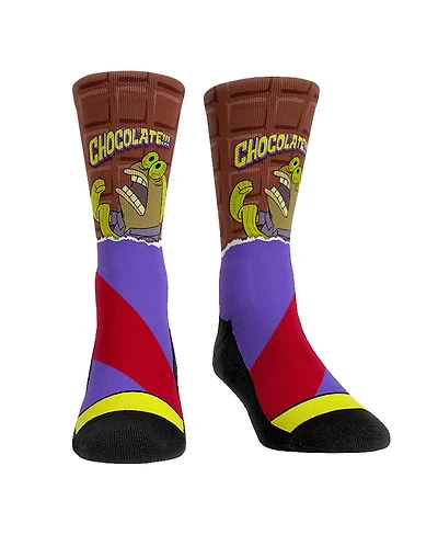 Men's and Women's Rock 'Em Socks SpongeBob SquarePants Chocolate Crew
