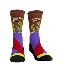 Men's and Women's Rock 'Em Socks SpongeBob SquarePants Chocolate Crew