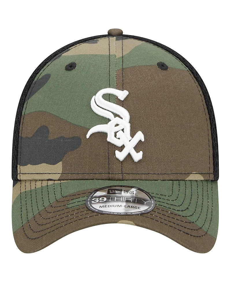 Men's New Era Camo Chicago White Sox Team Neo 39THIRTY Flex Hat