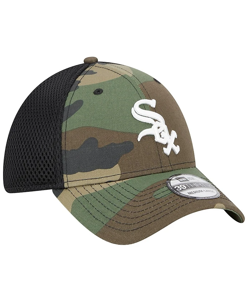 Men's New Era Camo Chicago White Sox Team Neo 39THIRTY Flex Hat