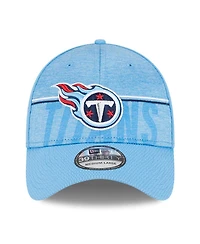 Men's New Era Light Blue Tennessee Titans 2023 Nfl Training Camp 39THIRTY Flex Fit Hat