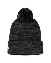 Men's Fanatics Black Pittsburgh Penguins Fundamental Cuffed Knit Hat with Pom