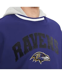 Men's Tommy Hilfiger Purple Baltimore Ravens Ivan Fashion Pullover Hoodie