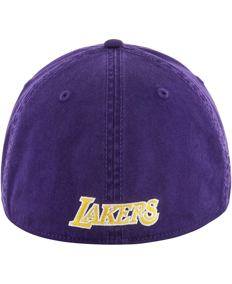 Men's '47 Brand Purple Los Angeles Lakers Classic Franchise Fitted Hat