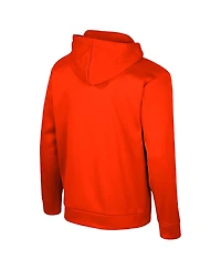 Men's Colosseum Orange Clemson Tigers Quarter-Zip Hoodie