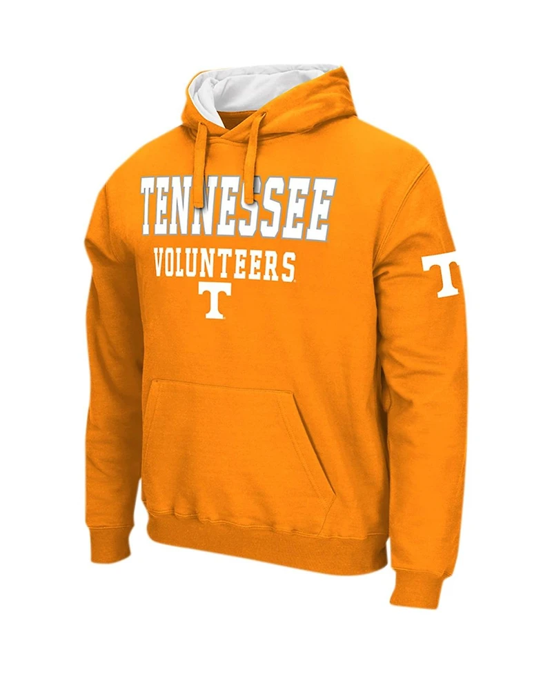 Men's Colosseum Tennessee Orange Volunteers Sunrise Pullover Hoodie