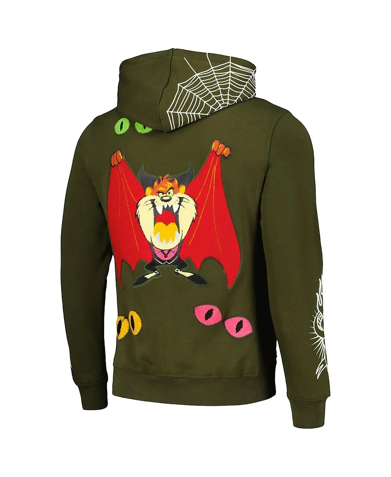 Men's and Women's Freeze Max Olive Looney Tunes Taz Dracula Horror Pullover Hoodie