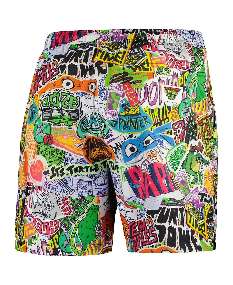 Men's Freeze Max Blue Teenage Mutant Ninja Turtles Team Turtles Woven Shorts