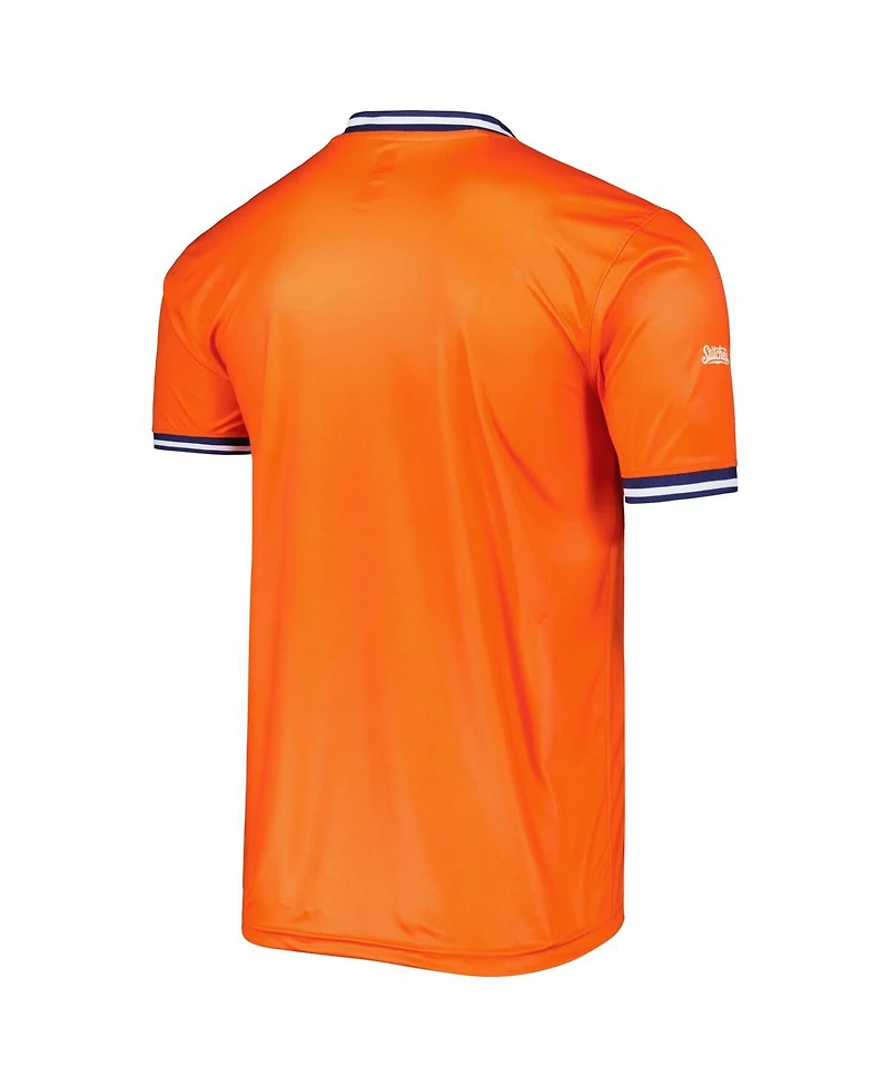 Men's Stitches Orange Houston Astros Cooperstown Collection Team Jersey