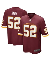 Men's Nike Jamin Davis Burgundy Washington Football Team 2021 Nfl Draft First Round Pick Game Jersey