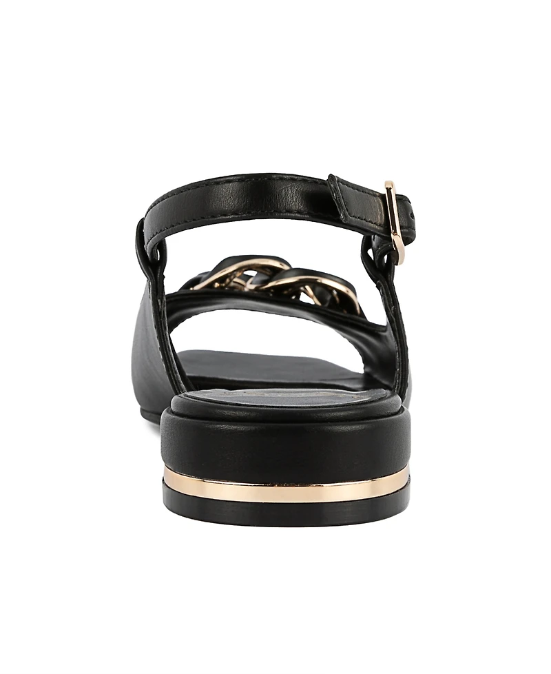 Jones New York Women's Velvy Peep Toe Slingback Flats