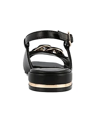 Jones New York Women's Velvy Peep Toe Slingback Flats