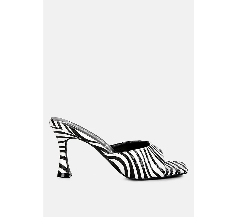 Women's Roblux Slip On Spool Heels Sandals