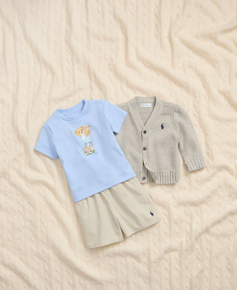 Polo Ralph Lauren Baby Boys Classic Twill Pull-on Short