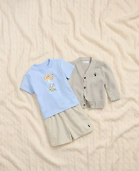 Polo Ralph Lauren Baby Boys Classic Twill Pull-on Short