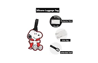 Peanuts Snoopy Luggage Tag Snoopy Pvc Travel Tags Gifts - Set of 4