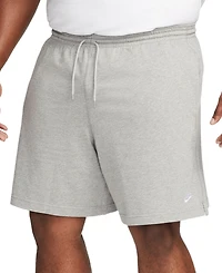 Nike Men's Club Relaxed-Fit Logo Embroidered Shorts