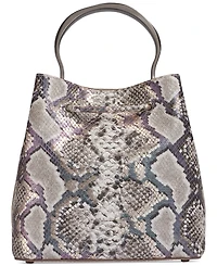 Donna Karan New York Lawrence Python Top Handle Bucket