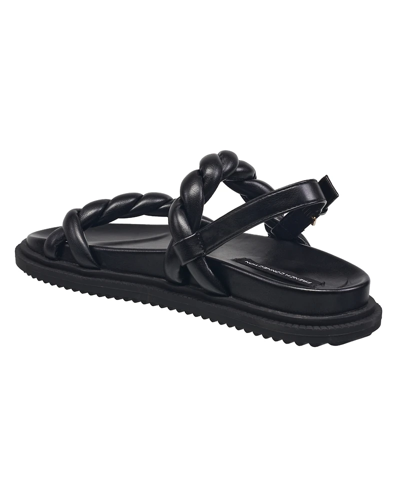 French Connection Women's Brieanne Braided Slingback Sandal