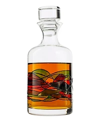 The Wine Savant Renaissance Stained Glass Wine Decanter Glasses, Set of 5