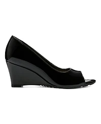 Easy Spirit Women's Coleen Open-Toe Slip-On Dress Wedges