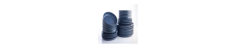 Porto by Stone Lain Macchio Stoneware 24 Pc. Dinnerware Set, Service for 8