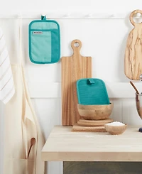 KitchenAid Beacon Two-Tone Pot Holder 2-Pack Set, 7" x 10"
