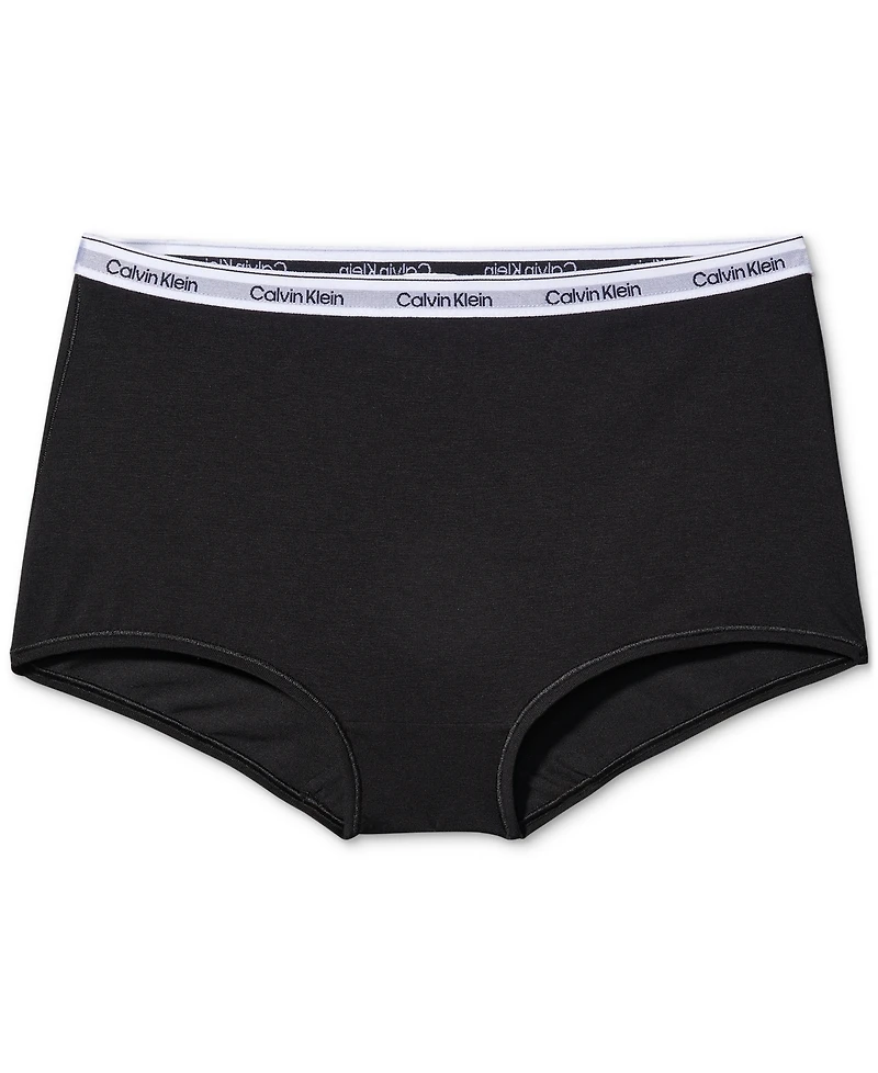 Calvin Klein Women's Modern Logo Boyshort Underwear QD5195