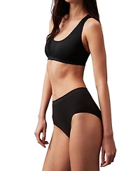 Calvin Klein Women's Bonded Flex Seamless High-Rise Bikini Brief Underwear QD5160