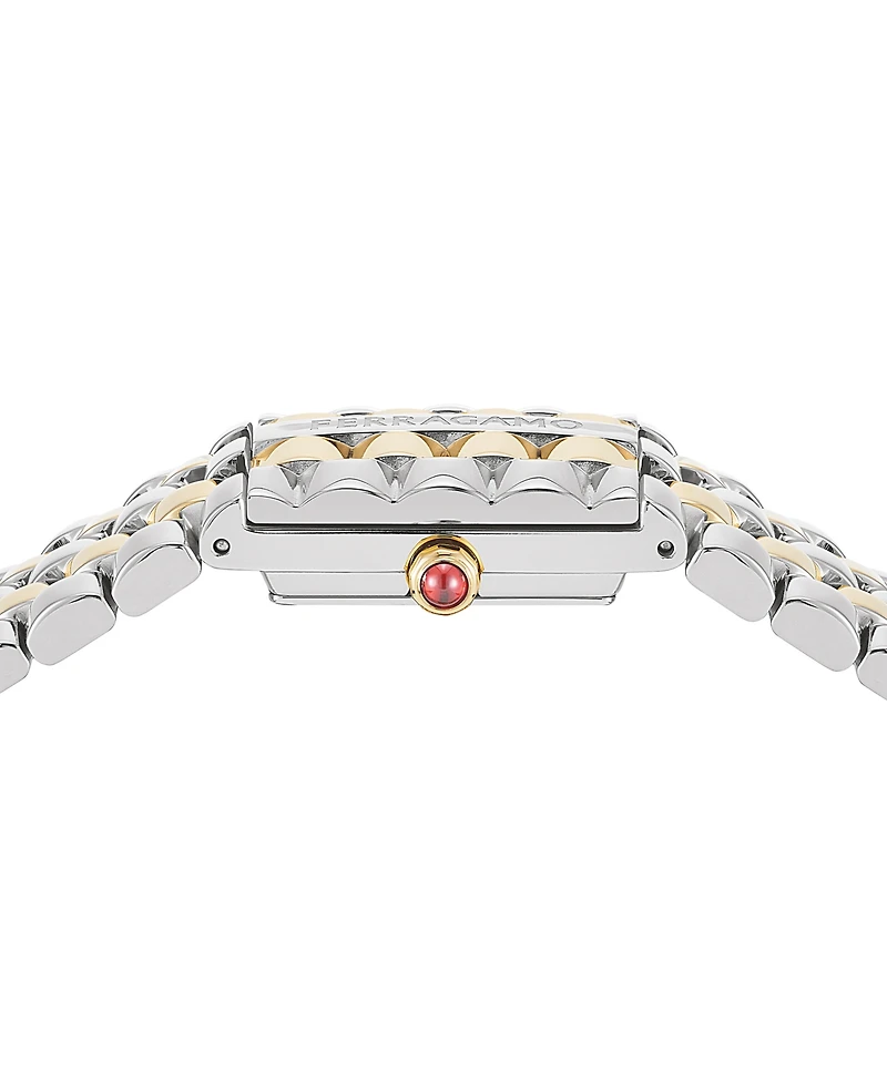 Salvatore Ferragamo Women's Swiss Two-Tone Stainless Steel Bracelet Watch 19x30mm