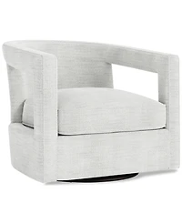 Tycer 33" Fabric Swivel Chair, Created for Macy's