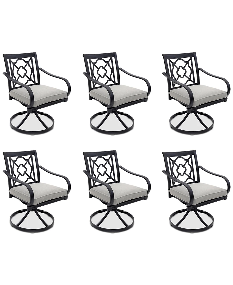 St Croix Outdoor 6-pc Swivel Chair Bundle Set, Created for Macy's