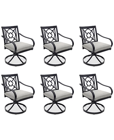 St Croix Outdoor 6-pc Swivel Chair Bundle Set, Created for Macy's