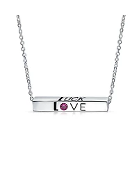 Bling Jewelry Ayllu Amulet Talisman Inspirational Bff Message Saying Intertwine Symbol Love Luck Unity Words Geometric Sideways Horizontal Name Bar Ne