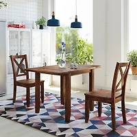 Streamdale 3-Piece Wood Drop Leaf Nook Set
