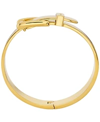 Michael Kors Gold-Tone or Two-Tone Silver-Tone Colby Buckle Bangle Bracelet