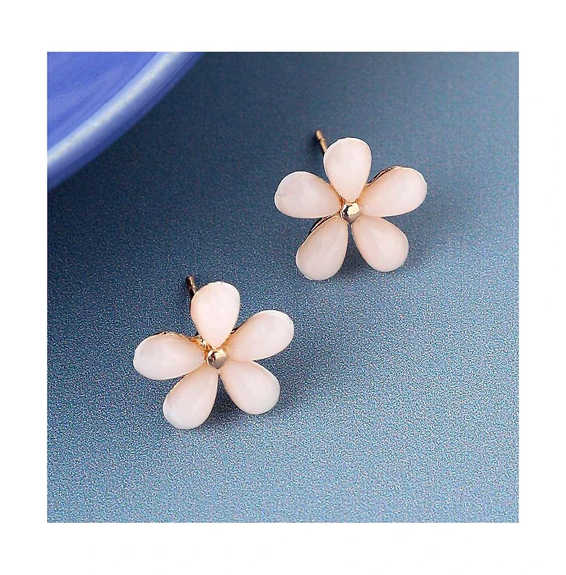 Sohi Women's Floral Stud Earrings