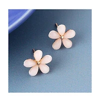 Sohi Women's Floral Stud Earrings